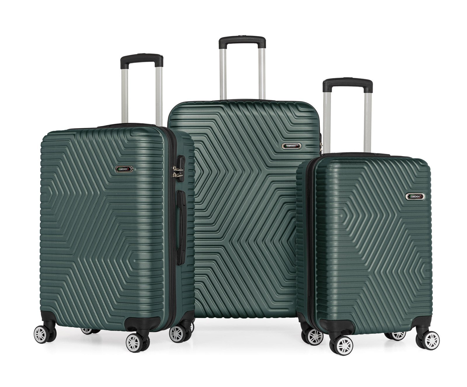 PP Travel Luggage Set | Combination Lock Spinner Suitcases