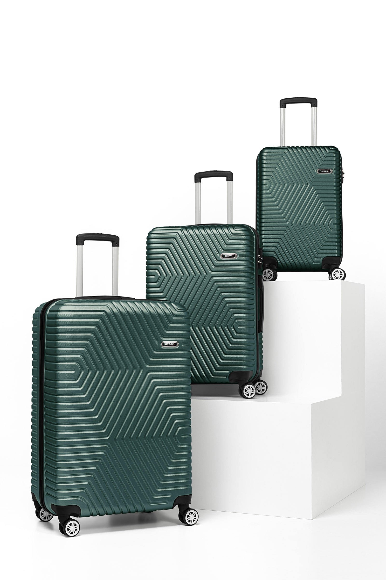 PP Travel Luggage Set | Combination Lock Spinner Suitcases - Image 3