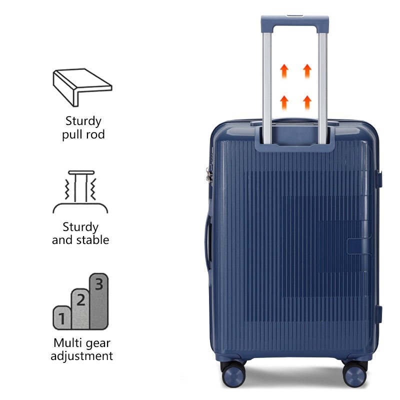 3-Piece PP Trolley Luggage Set | 20 / 24 / 28-Inch Spinner Suitcases - Image 3
