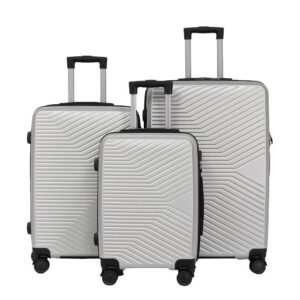 3-Piece ABS Hard Shell Luggage Set | 20 / 24 / 28-Inch Travel Suitcases