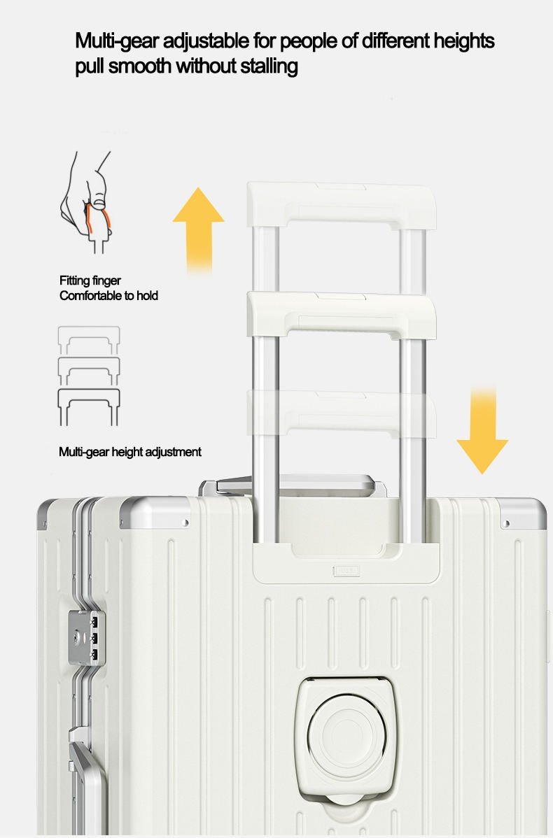 ABS Carry-On Luggage Set | Aluminum Frame Hard Shell Suitcases - Image 2