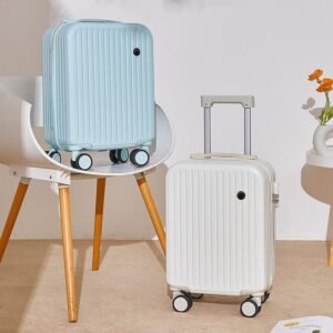 20-Inch Carry-On Suitcase | Silent Spinner Wheels & Combination Lock