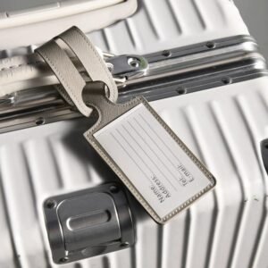 Personalized PU Leather Luggage Tag | Multi-Color Travel ID Label