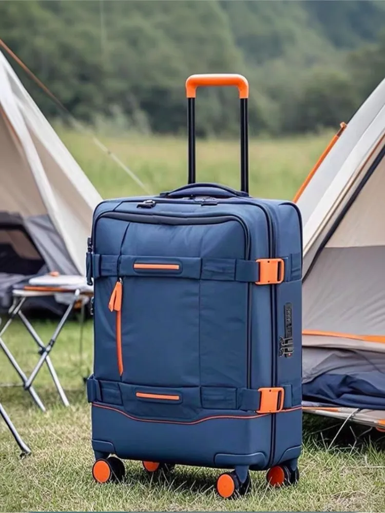 20-Inch Lightweight Oxford Fabric Suitcase | Large Capacity Spinner Luggage - Image 3