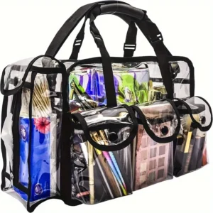 Transparent Waterproof Cosmetic Bag | Large Capacity Travel Organizer