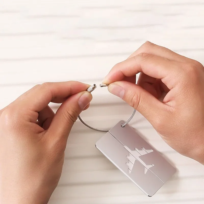 Aluminum Alloy Luggage Tag | Durable Travel ID Tag - Image 3