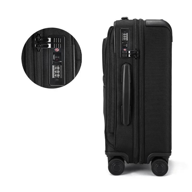 20-Inch Ballistic Nylon Business Suitcase | Waterproof Rolling Trolley Luggage - Image 3